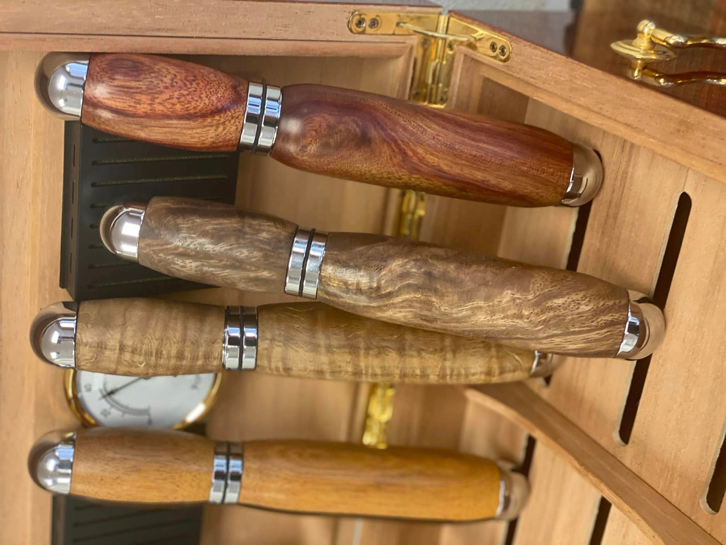 Custom Handmade Travel Single Cigar Humidor | Premium Portable Cigar Storage | Personalized Wooden Cigar Case