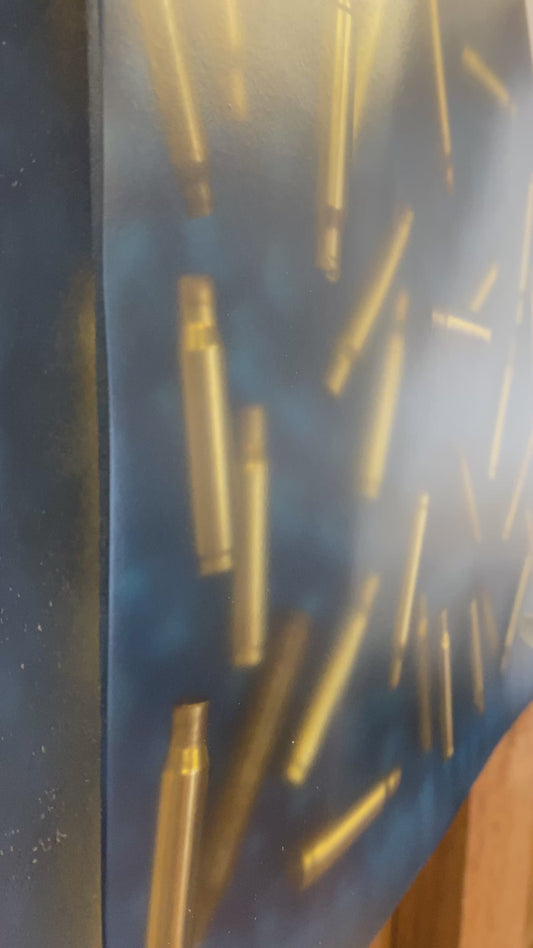 Spent Brass Texas Flag